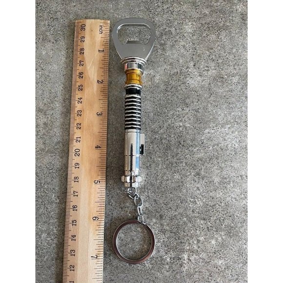 5/$20 Star Wars Lightsaber Bottle Opener Metal Keychain Sci Fi Fan Jedi … - Picture 4 of 4